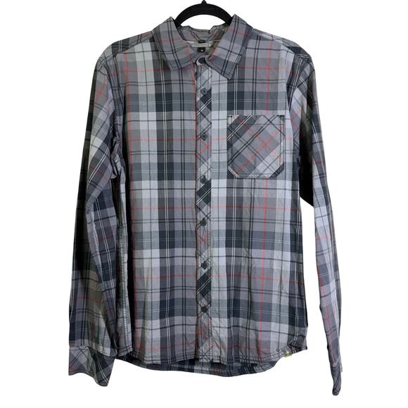 SMARTWOOL Shirt Medium Summit County Plaid Merino Wool Blend Men's Long Sleeve - Picture 1 of 13
